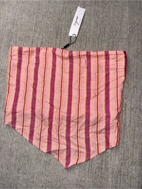Vigoss Women’s XL Striped Strapless Handkerchief Top NWT